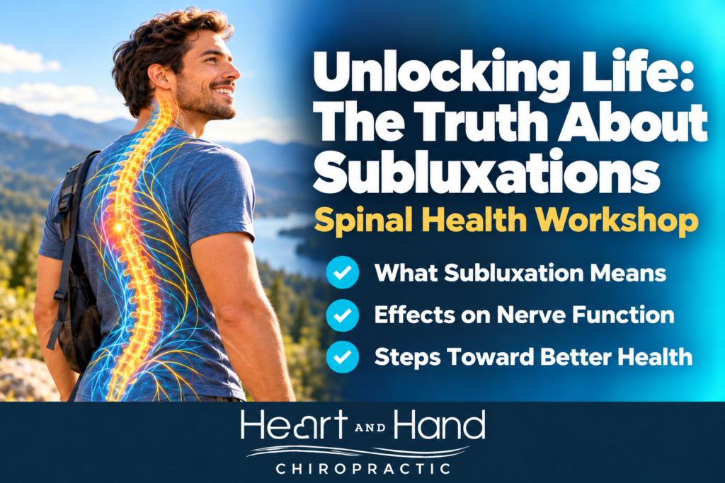 Unlocking Life: The Truth about Subluxations Health Workshop at Heart & Hand Chiropractic